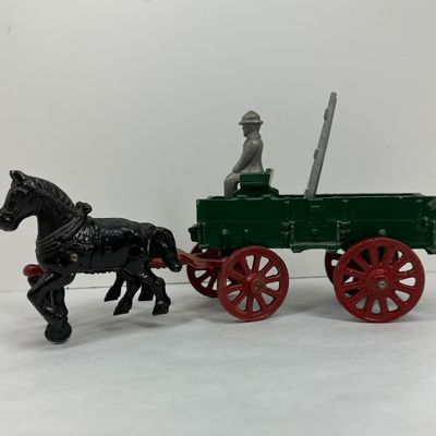 Sale Photo Thumbnail #388: KENTON CAST IRON FIRE WAGON, 1930