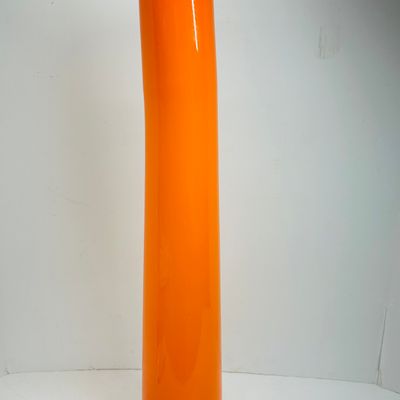 Sale Photo Thumbnail #33: ORANGE CASED ART GLASS VASE, CIRCA 1970
