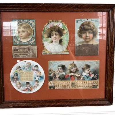 Sale Photo Thumbnail #327: C.I. HOOD & CO. HOOD'S SARSAPARILLA CALENDARS, 1887-1898