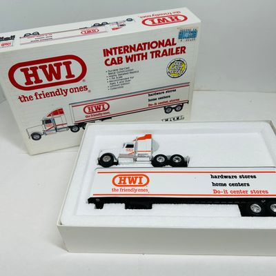 Sale Photo Thumbnail #215: ERTL HWI INTERNATIONAL CAB TRAILER 1989