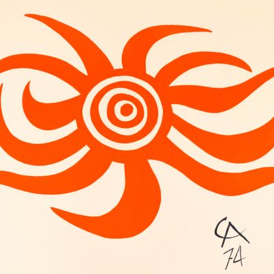 Sale Photo Thumbnail #247: Alexander Calder Lithograph Sunburst