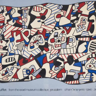 Sale Photo Thumbnail #259: Jean Dubuffet Logologie 1974 Israel Museum Exhibition Poster