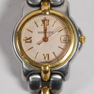 Sale Photo Thumbnail #164: Bertolucci Pulchra Ladies Two-Tone Stainless Steel and Gold-Tone Wristwatch