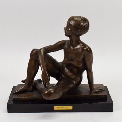 Sale Photo Thumbnail #231: Bunny Adelman Bronze Sculpture Intermission, 1975