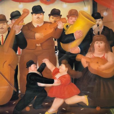 Sale Photo Thumbnail #264: Fernando Botero Bal en Colombie Exhibition Poster