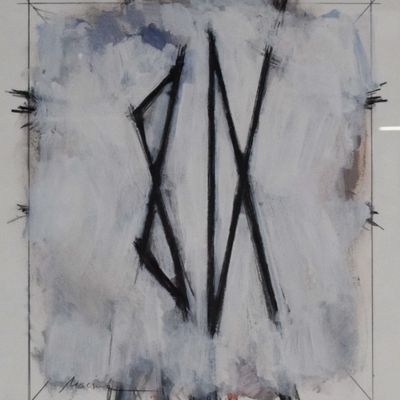 Sale Photo Thumbnail #238: Christopher Macsisak Mixed Media Double Cross - Variation