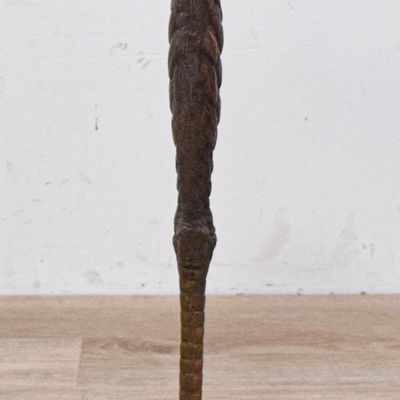 Sale Photo Thumbnail #361: A Cast Bronze Figural Turkey Leg Jardiniere