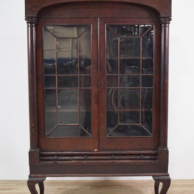 Sale Photo Thumbnail #342: Chippendale Style Mahogany Glazed Display Cabinet