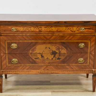 Sale Photo Thumbnail #109: Mastro Cappellini Louis XVI Style Marquetry Commode