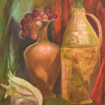 Sale Photo Thumbnail #14: Cinotti Oil On Canvas Still Life
