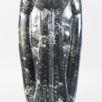 Sale Photo Thumbnail #234: Modernist Carved Stone Figural Sculpture