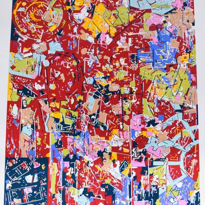 Sale Photo Thumbnail #258: Kes Zapkus Screenprint Lincoln Center