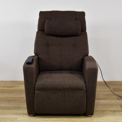 Sale Photo Thumbnail #370: Positive Posture True Zero Gravity Power Recliner in Brown Fabric