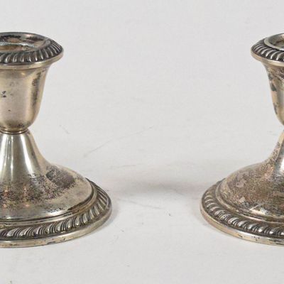 Sale Photo Thumbnail #216: A 10-Piece Collection of Alvin and V.L. Sterling Silver Table Articles