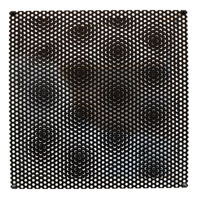 ANTONIO ASIS Paris 2010 "Vibration Grand Cercle" Op-Art Wall Sculpture