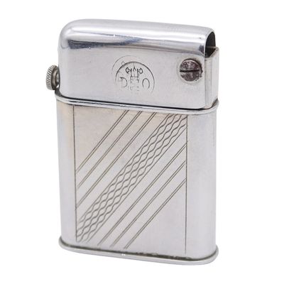 DESARMEAUX DO. 1932 France Semi-Automatic Screw Button Petrol Pocket Lighter