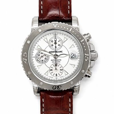 Montblanc Stainless Steel Sport Chronograph Automatic Watch