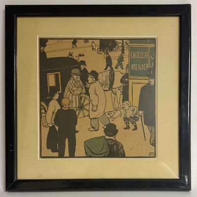 Felix Vallotton, Swiss (1865-1925) Color Woodcut