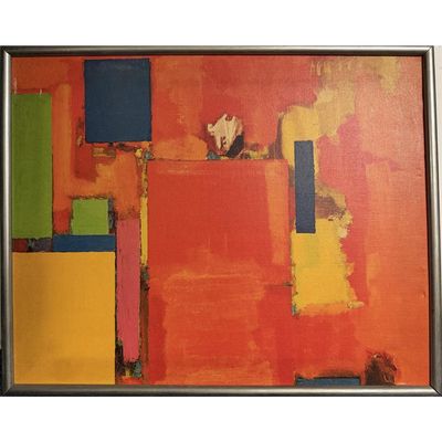 After Hans Hofmann, Color Print on Canvas