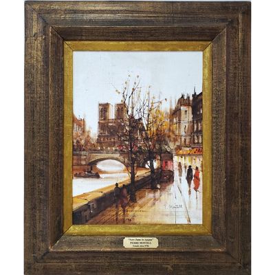 Pierre Montell, French (20th C.) Signed Painting