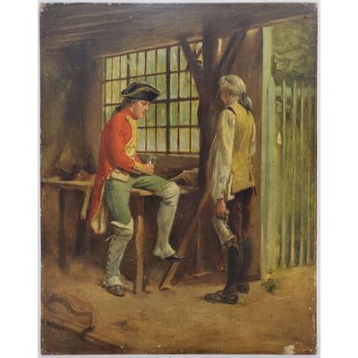 Maurice Blum, French (1832-1909) Oil Painting