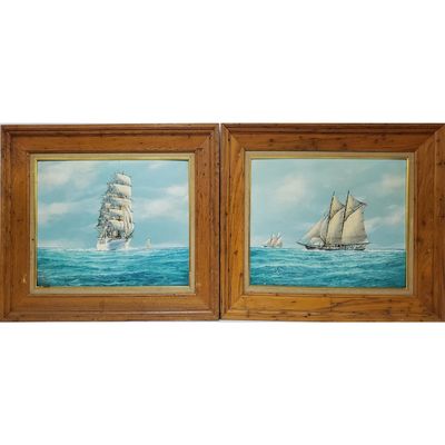 Jay Arnold, American (1890-?) Lot 2 Oil Painting