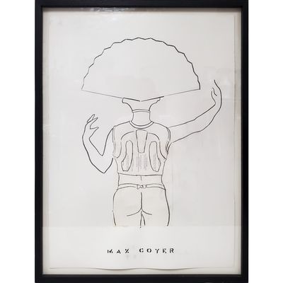 Max Coyer, American (1954-1988) Drawing