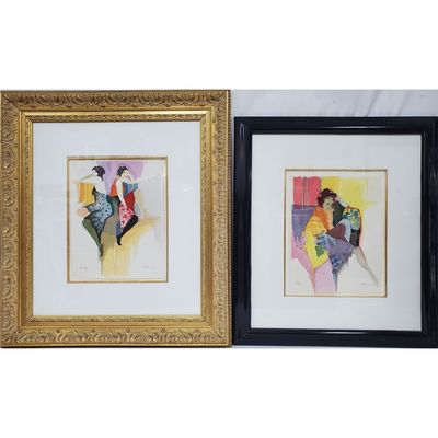 Itzchak Tarkay, Yugoslavian (1935-2012) 2 Litho's