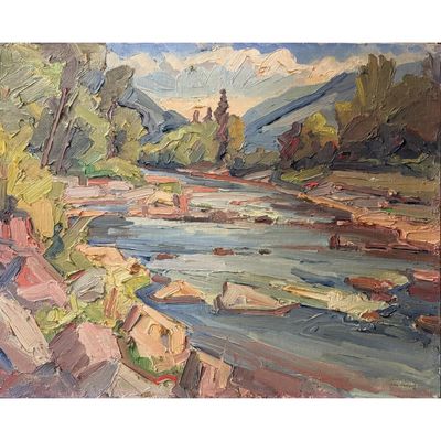 Mihal Moroz, Ukranian (1904-1992) Painting