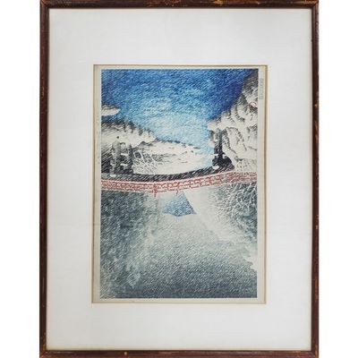 Hasui Kawase, Japanese (1883-1957) Woodblock Print