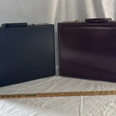 2 vintage Leather Briefcases