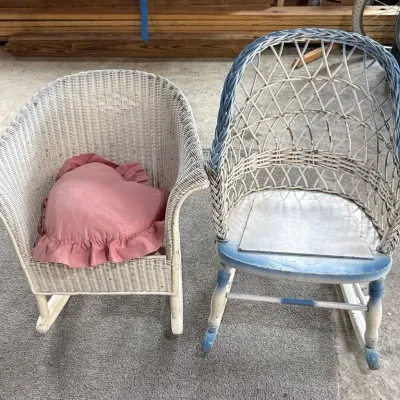 2 antique Child’s Rocking Chairs