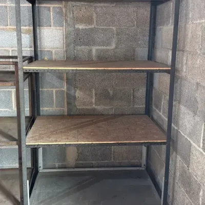 Industrial Metal Rolling Shelf