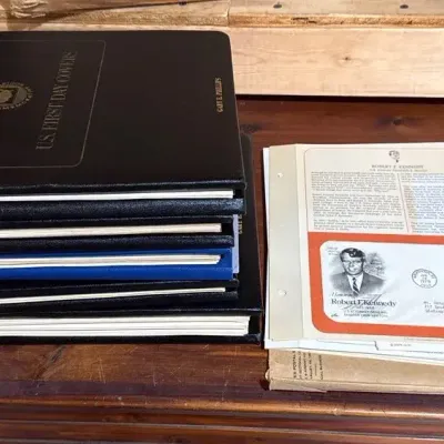 5 US First Aid Covers Stamp Books