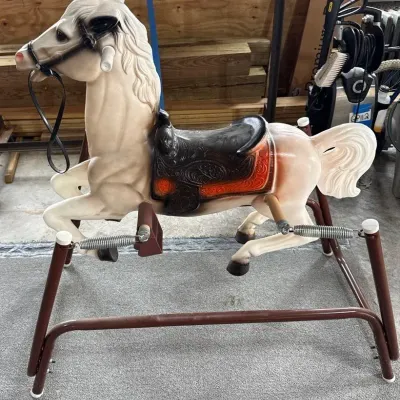Vintage Wonder Horse Plastic Rocking Horse