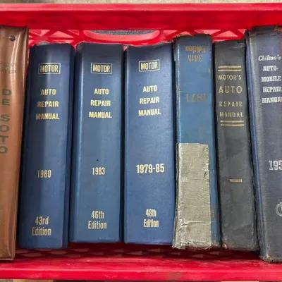 Vintage Car Repair Manuals