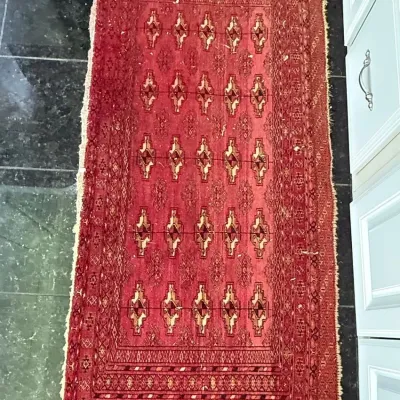 Sale Photo Thumbnail #176: Turkoman Style Hand-Knotted Runner 