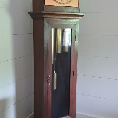 Sale Photo Thumbnail #6: John Runnberg Custom Walnut Grandfather Clock 