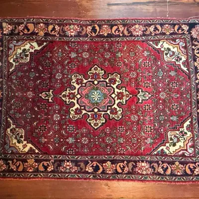 Sale Photo Thumbnail #173: Bidjar Persian Hand-Knotted Wool Rug 