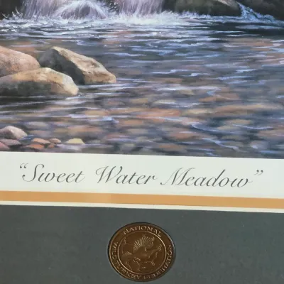 "Sweet Water Meadow" Framed print numbered and signed - 1668/2300 Brent R. Todd
