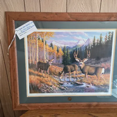 "Sweet Water Meadow" Framed print numbered and signed - 1668/2300 Brent R. Todd