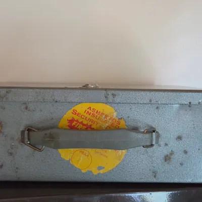 Gun safe with key and an additional smaller fireproof safe