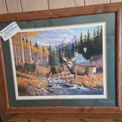 "Sweet Water Meadow" Framed print numbered and signed - 1668/2300 Brent R. Todd