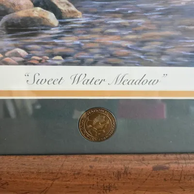 "Sweet Water Meadow" Framed print numbered and signed - 1668/2300 Brent R. Todd