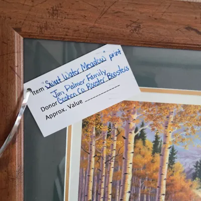 "Sweet Water Meadow" Framed print numbered and signed - 1668/2300 Brent R. Todd