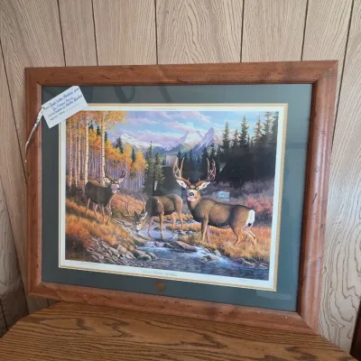 "Sweet Water Meadow" Framed print numbered and signed - 1668/2300 Brent R. Todd