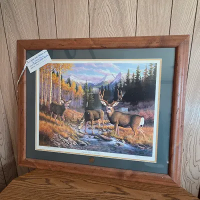"Sweet Water Meadow" Framed print numbered and signed - 1668/2300 Brent R. Todd