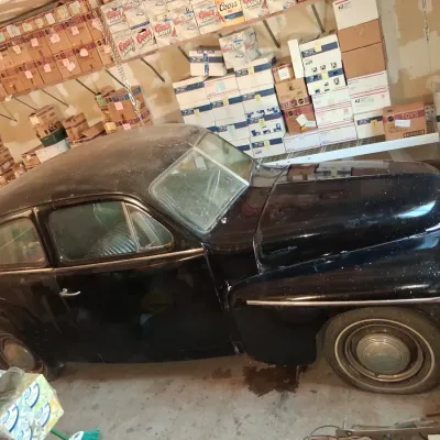 Sale Photo Thumbnail #53: WE HAD A MECHANIC LOOK AT THIS VEHICLE AND
IT DID TURN OVER BUT DID NOT START. 
IT NEEDS A NEW 6 VOLT BATTERY
THERE IS SOME COSMETIC DAMAGE TO THE PAINT ON HOOD AND ROOF. 
THERE IS SOME PITTING ON THE FRONT OF HOOD, NO OTHER BODY DAMAGE SEEN.
NONE OR VERY