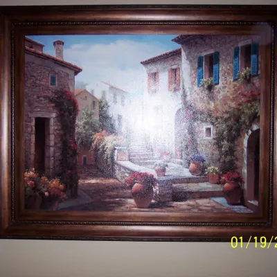 Print Painting 24" x 36" plus frame included $75
