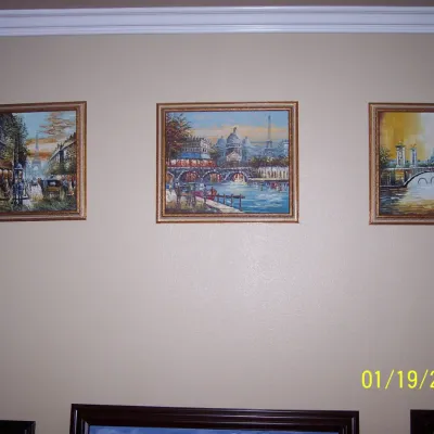 Genuine Painting 24" x 22" plus frame included $35 each